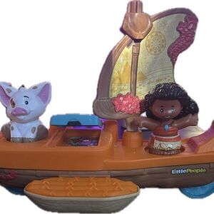 Fisher-Price Little People Moana Adventure Boat Set 🚤🌊
